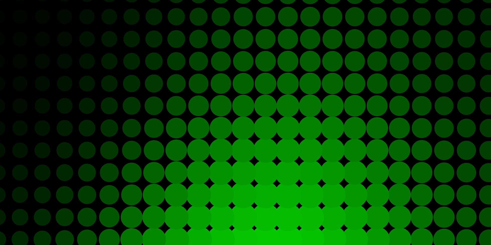 sfondo vettoriale verde chiaro con punti dischi colorati astratti su sfondo sfumato semplice nuovo modello per un libro di marca