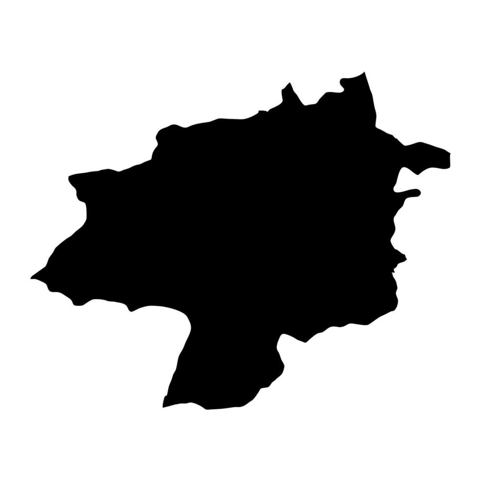 sivas Provincia carta geografica, amministrativo divisioni di tacchino. vettore illustrazione.