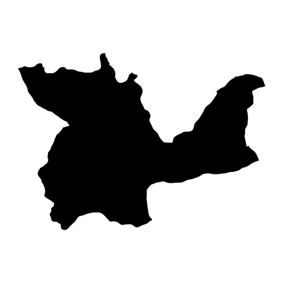 huanuco carta geografica, regione nel Perù. vettore illustrazione.