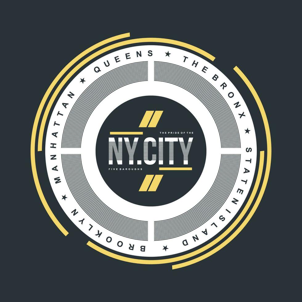 nuovo York città lettering tipografia vettore, astratto grafico, illustrazione, per Stampa t camicia vettore