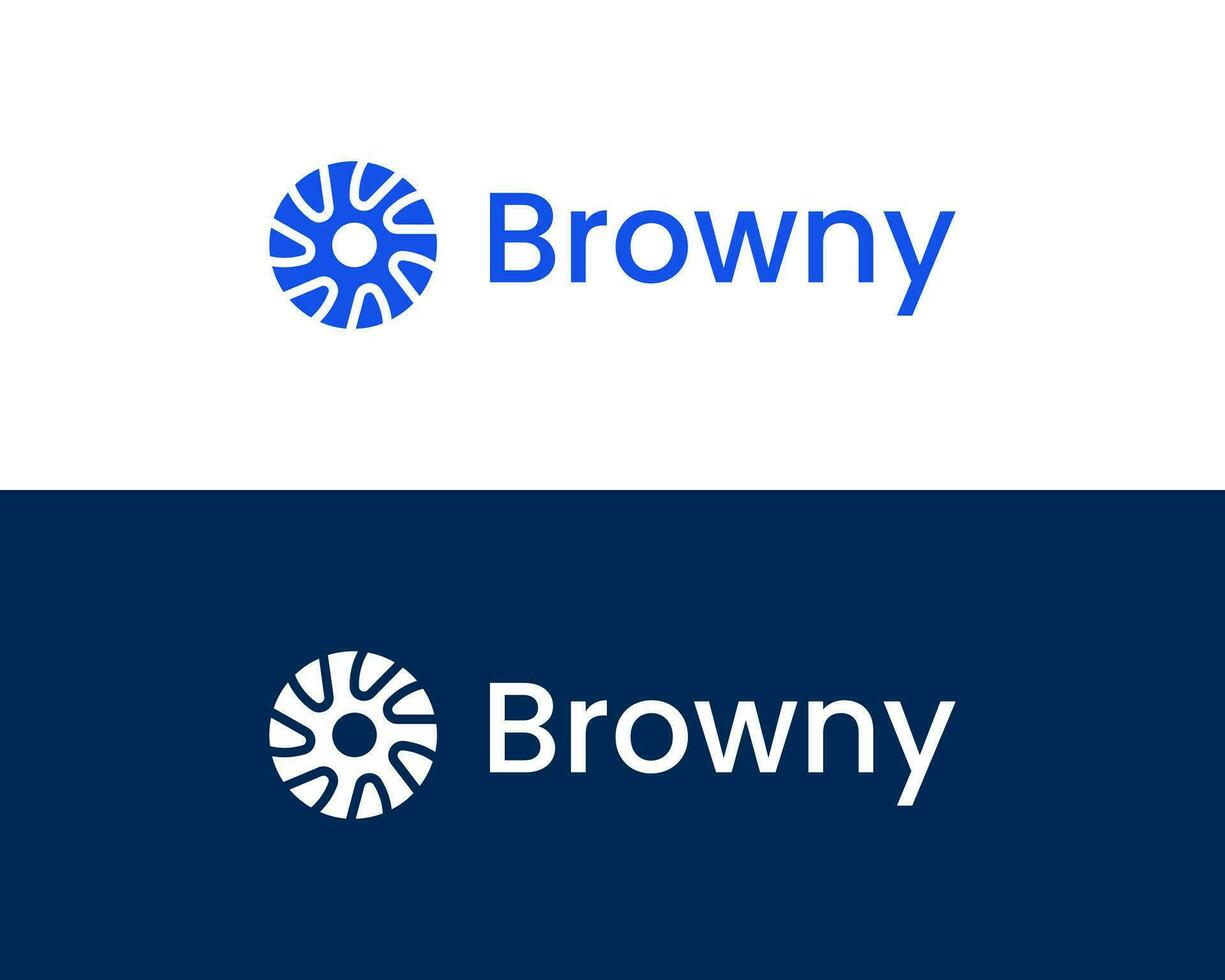 del browser logo icone, del browser logo design vettore