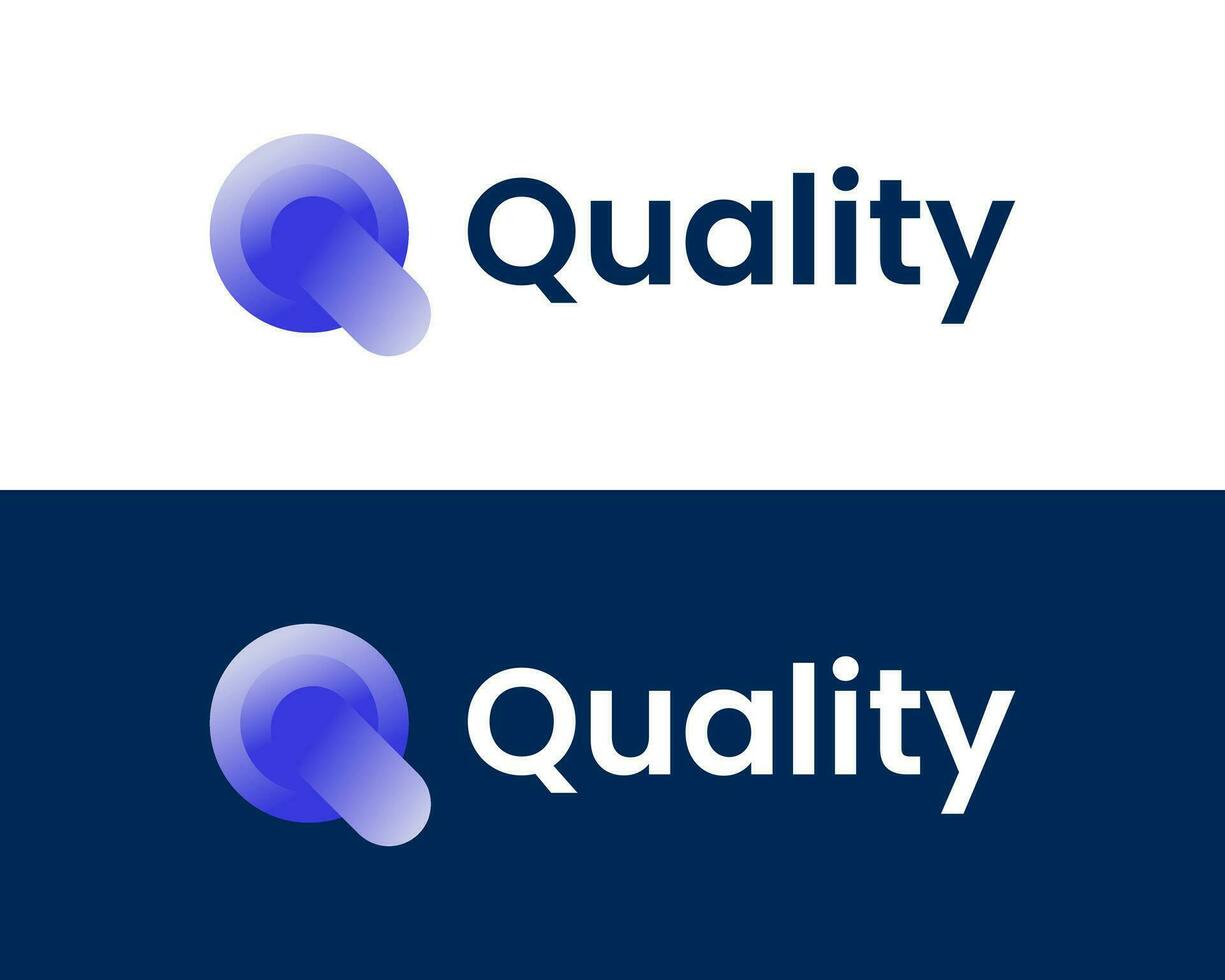moderno lettera q App logo vettore icona