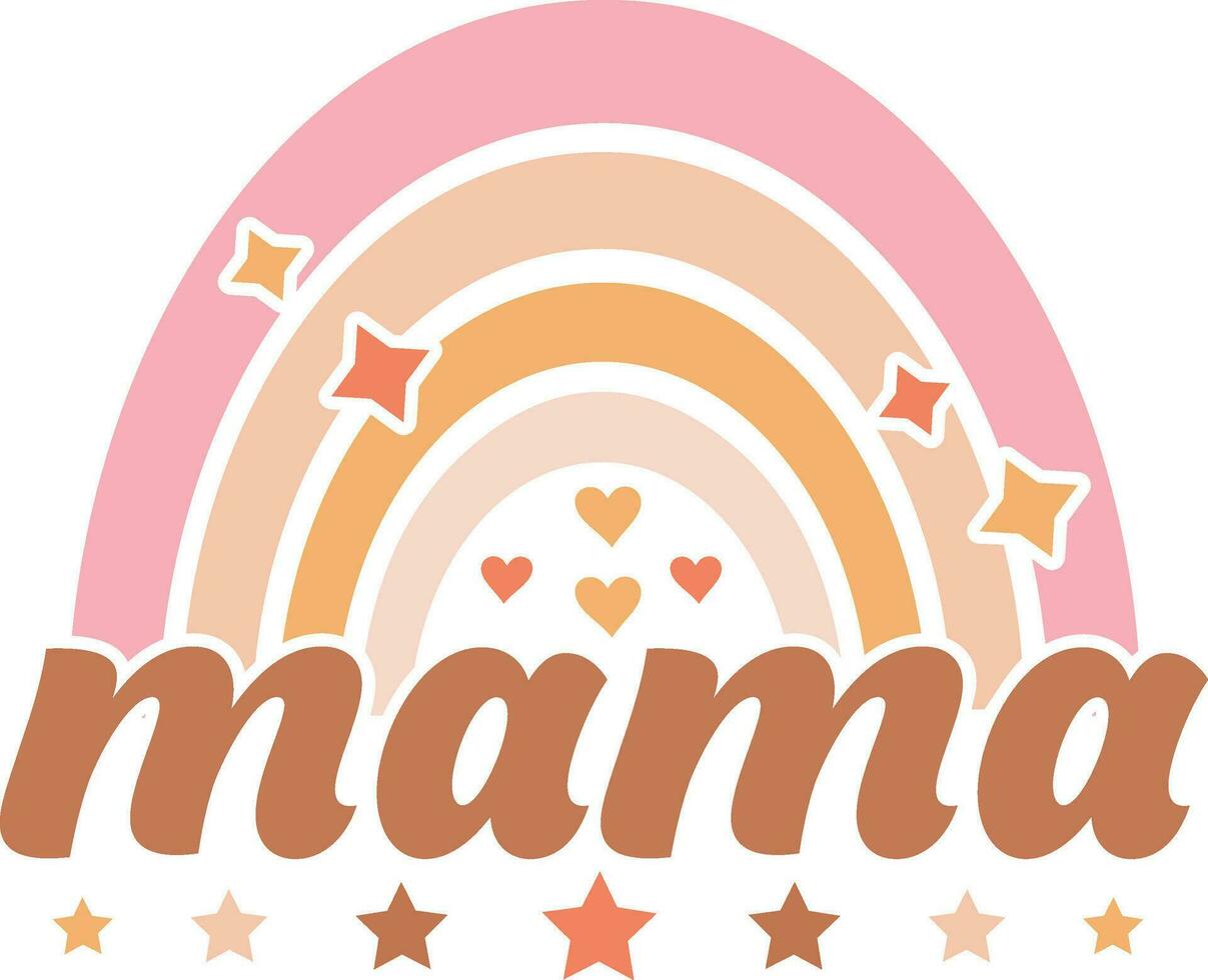 retrò mamma, mamma vibrazioni, retrò mamma, ragazzo ragazza mamma, mamma, mamma giorno, meglio mamma mai, orso mamma, sublimazione design vettore