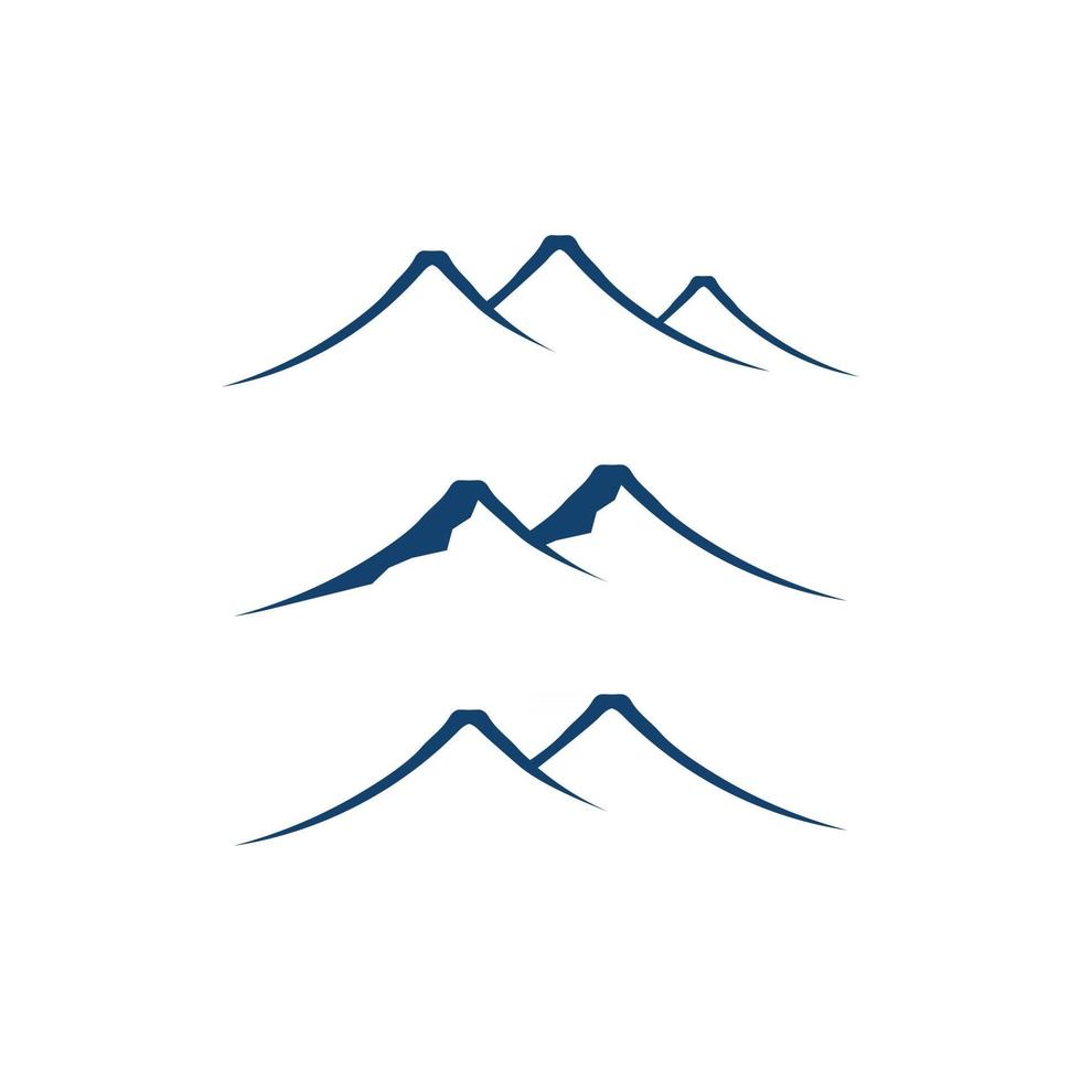 montagna natura paesaggio logo outdoor e simboli icone modello vector