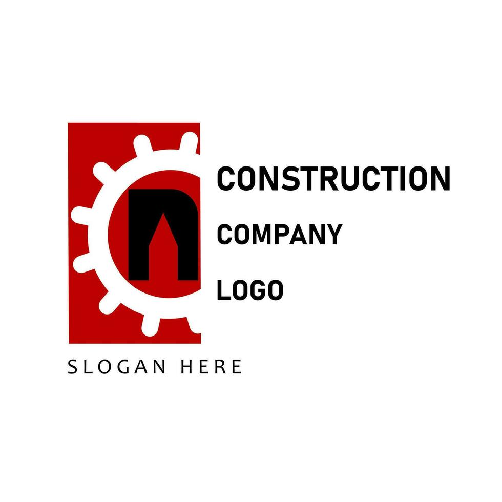 campione logo design per civile lavori e edificio azienda Il prossimo costruzione vettore