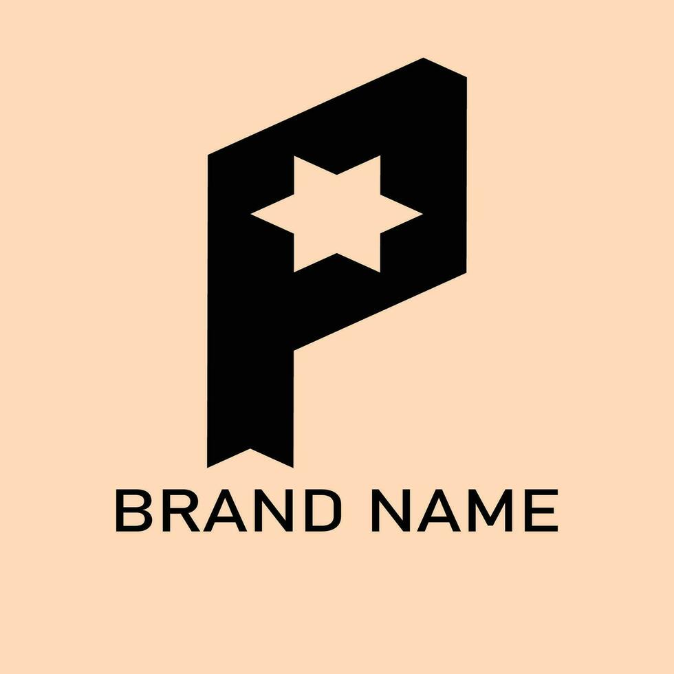 lettera p linea logo design. vettore astratto logo design modelli. utilizzabile per attività commerciale e il branding loghi. piatto vettore logo design modello elemento.