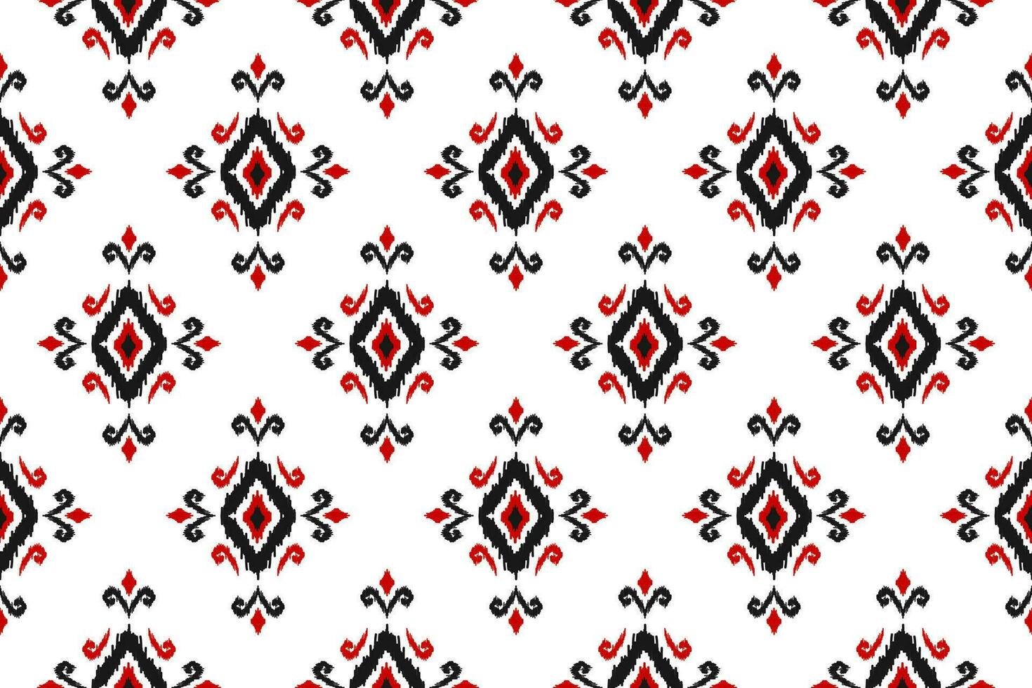 etnico ikat senza soluzione di continuità modello nel tribale. americano, messicano stile. azteco geometrico ornamento Stampa. vettore