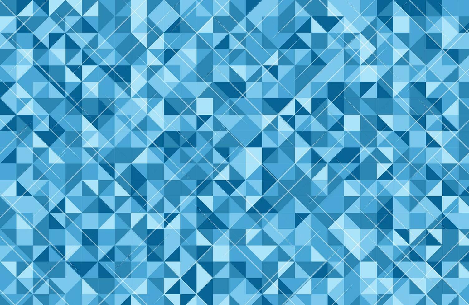 triangolo blu astratto con motivo a linee vettore