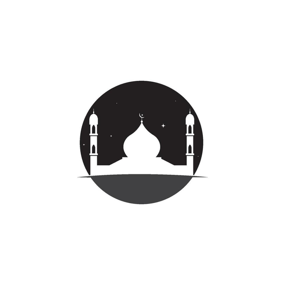 moschea vettore illustrazione design
