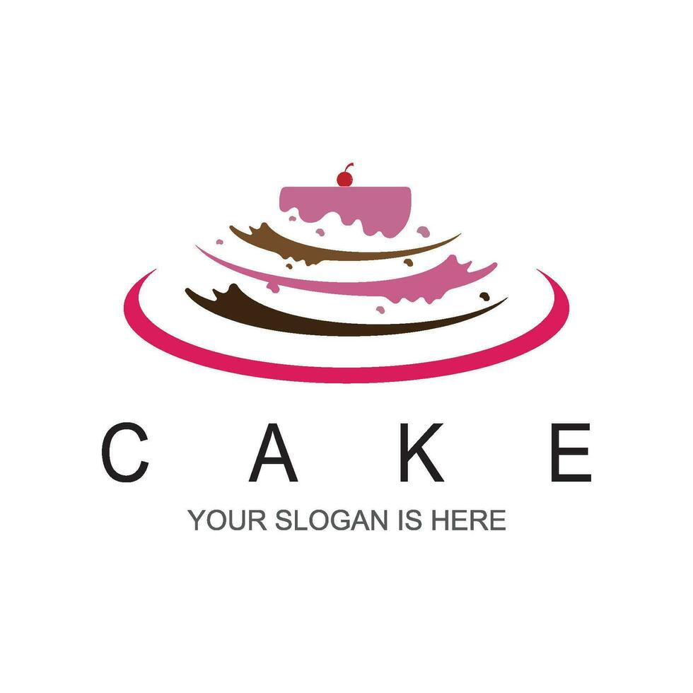 torta forno logo vettore