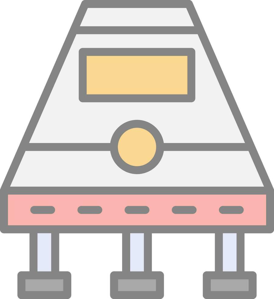 spazio capsula vettore icona design