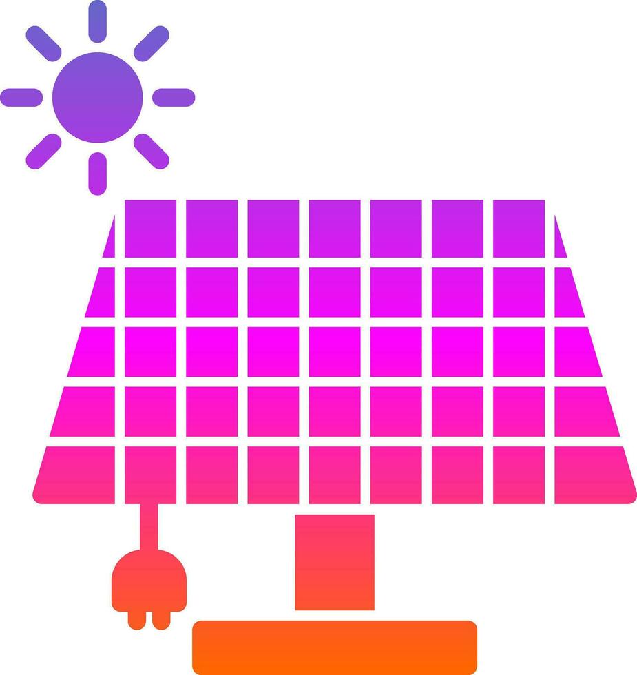 solare energia vettore icona design