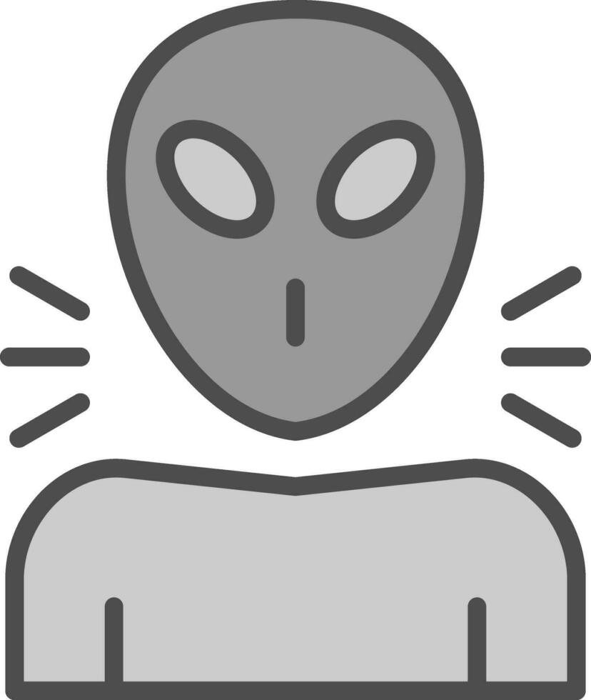alieno vettore icona design