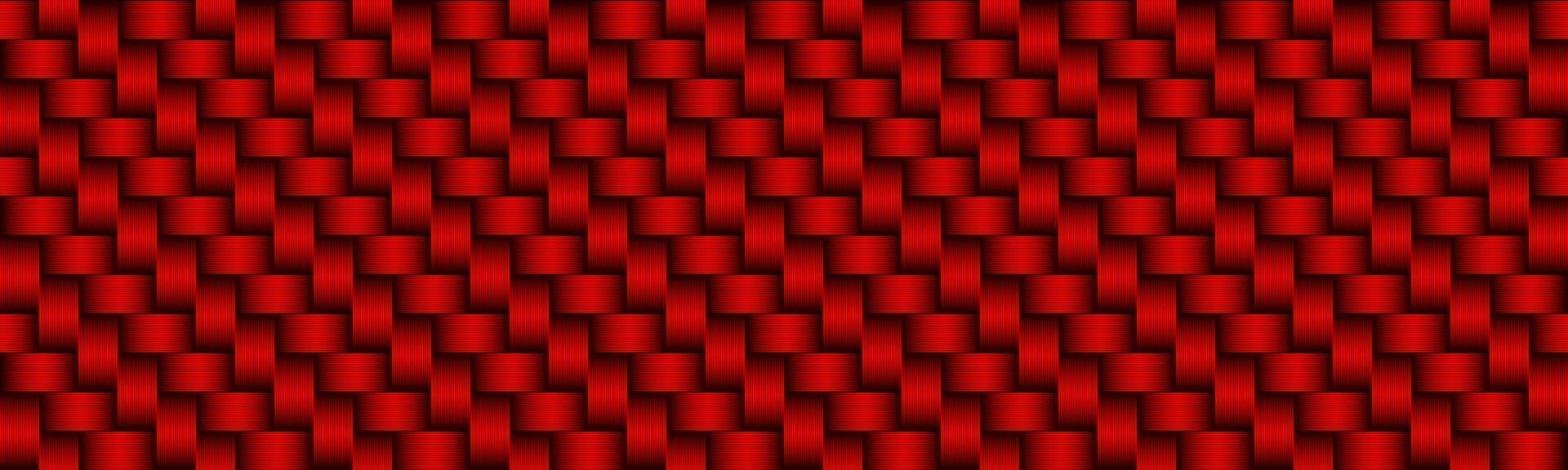 rosso carbonio astratto intestazione moderna metallico in acciaio inox look banner seamless pattern sfondo illustrazione vettoriale