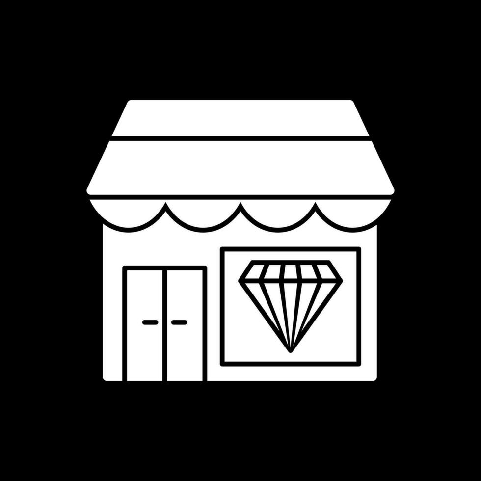gioielleria negozio vettore icona design