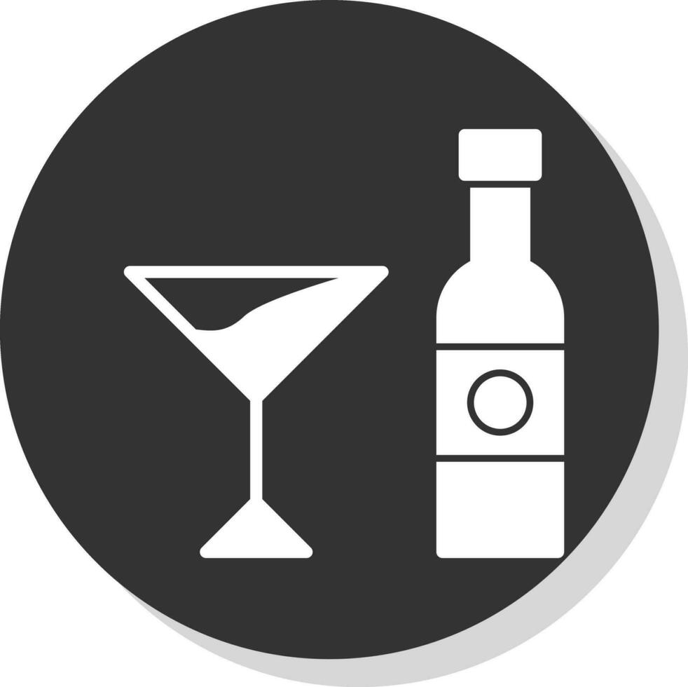 alcolizzato bevanda vettore icona design