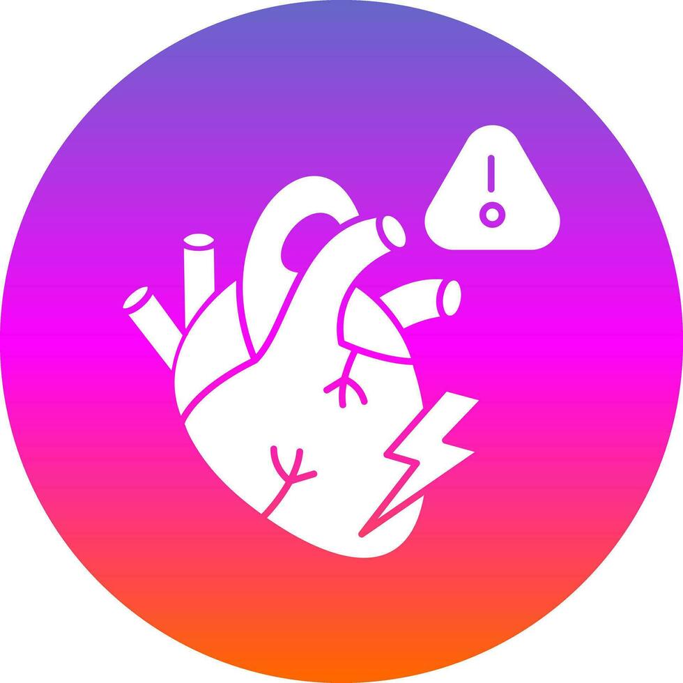 cuore attacco vettore icona design