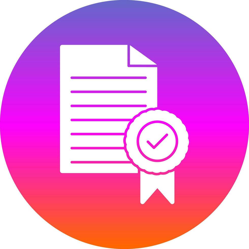 certificato artista vettore icona design
