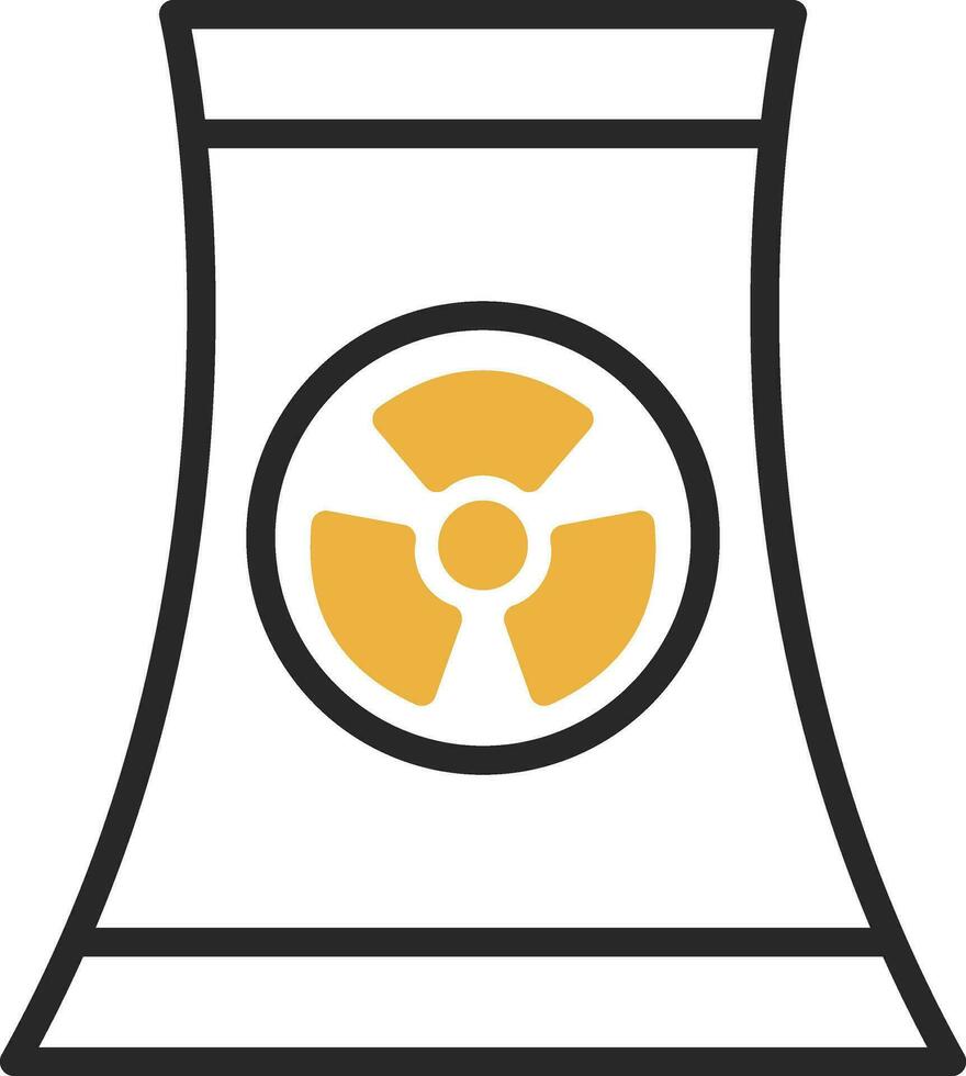 nucleare vettore icona design