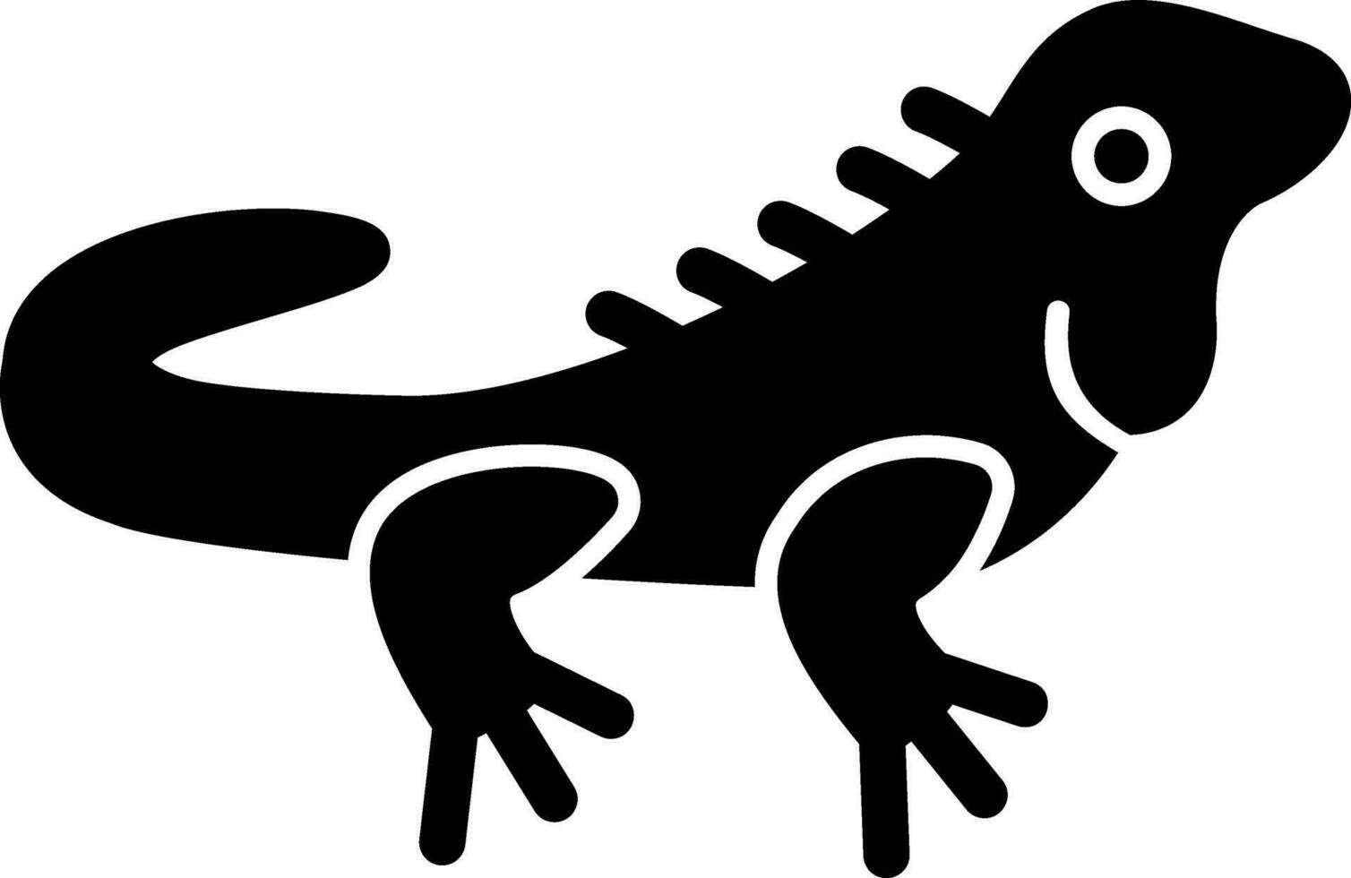 iguana vettore icona design