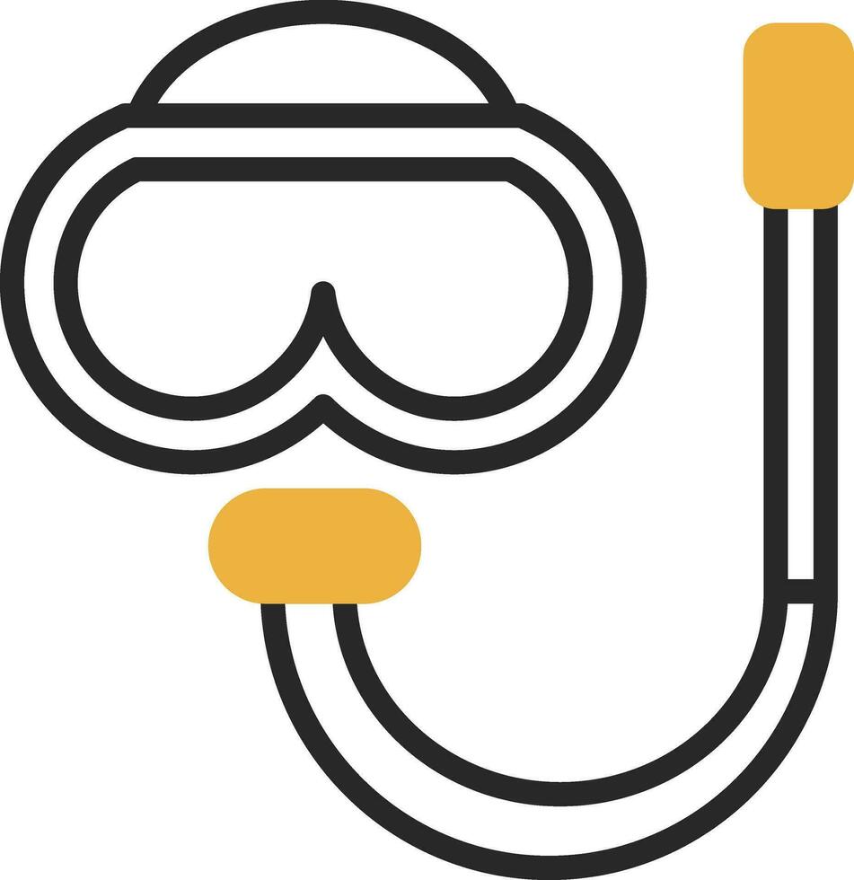snorkeling vettore icona design