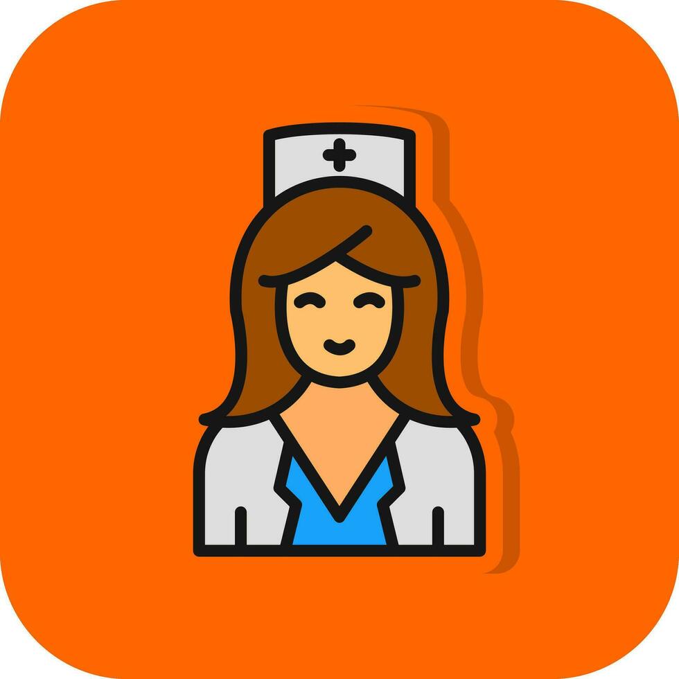 infermiera vettore icona design