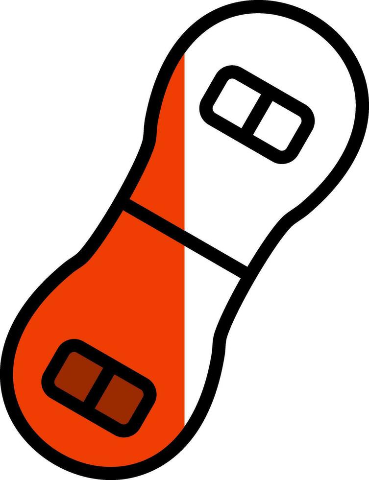 Snowboard vettore icona design