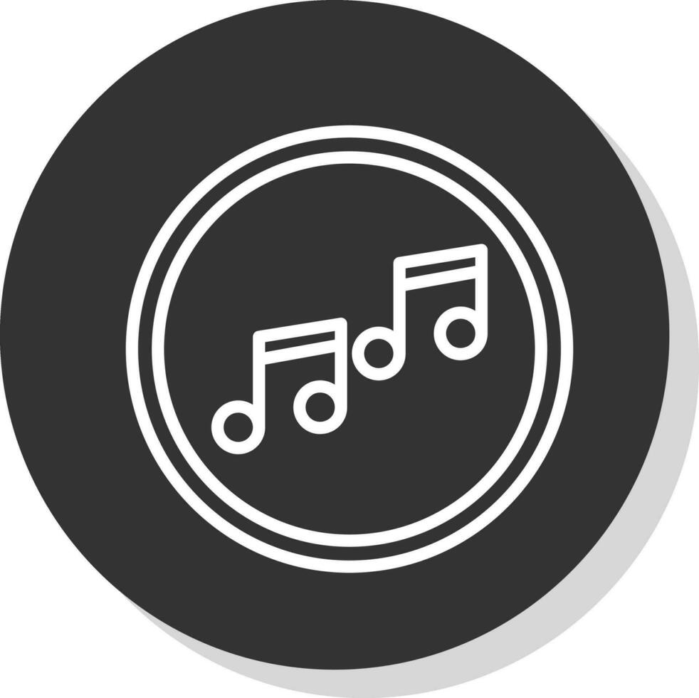musica Nota vettore icona design