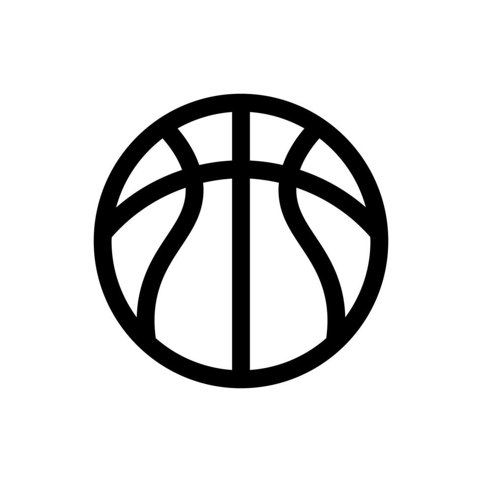 semplice pallacanestro icona. il icona può essere Usato per siti web, Stampa modelli, presentazione modelli, illustrazioni, eccetera vettore