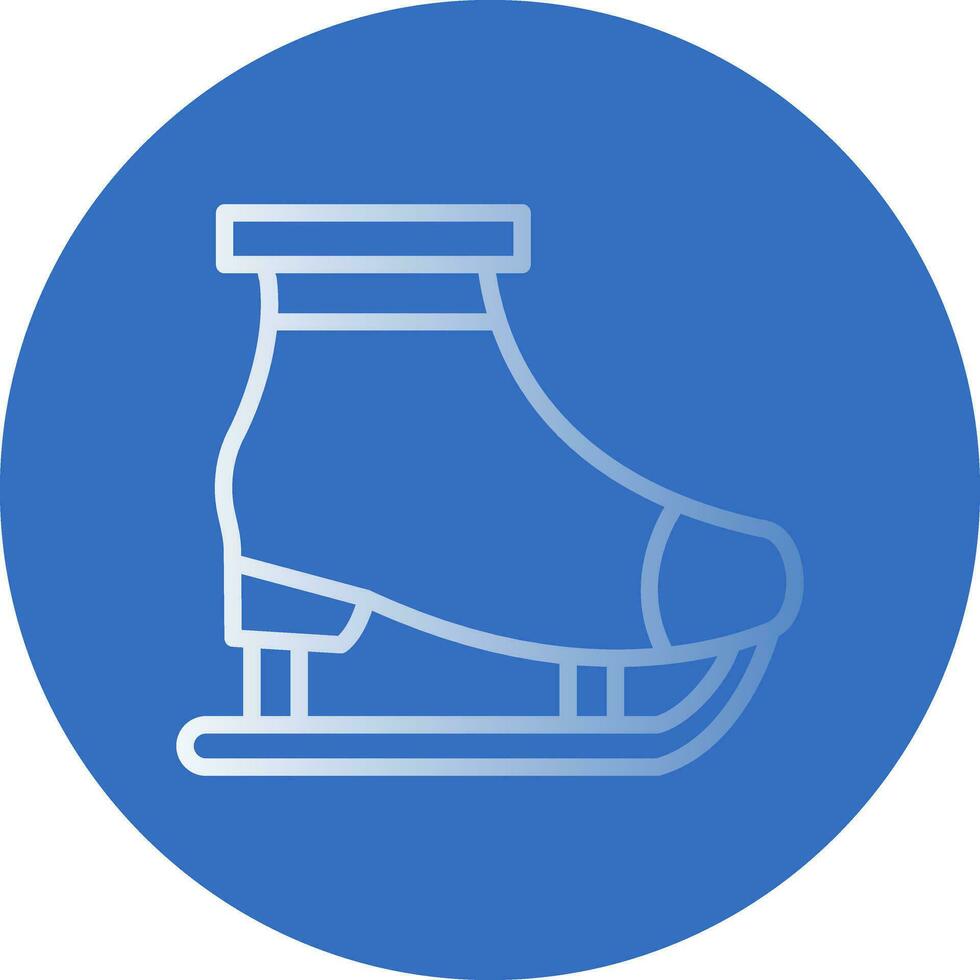 ghiaccio pattinando vettore icona design
