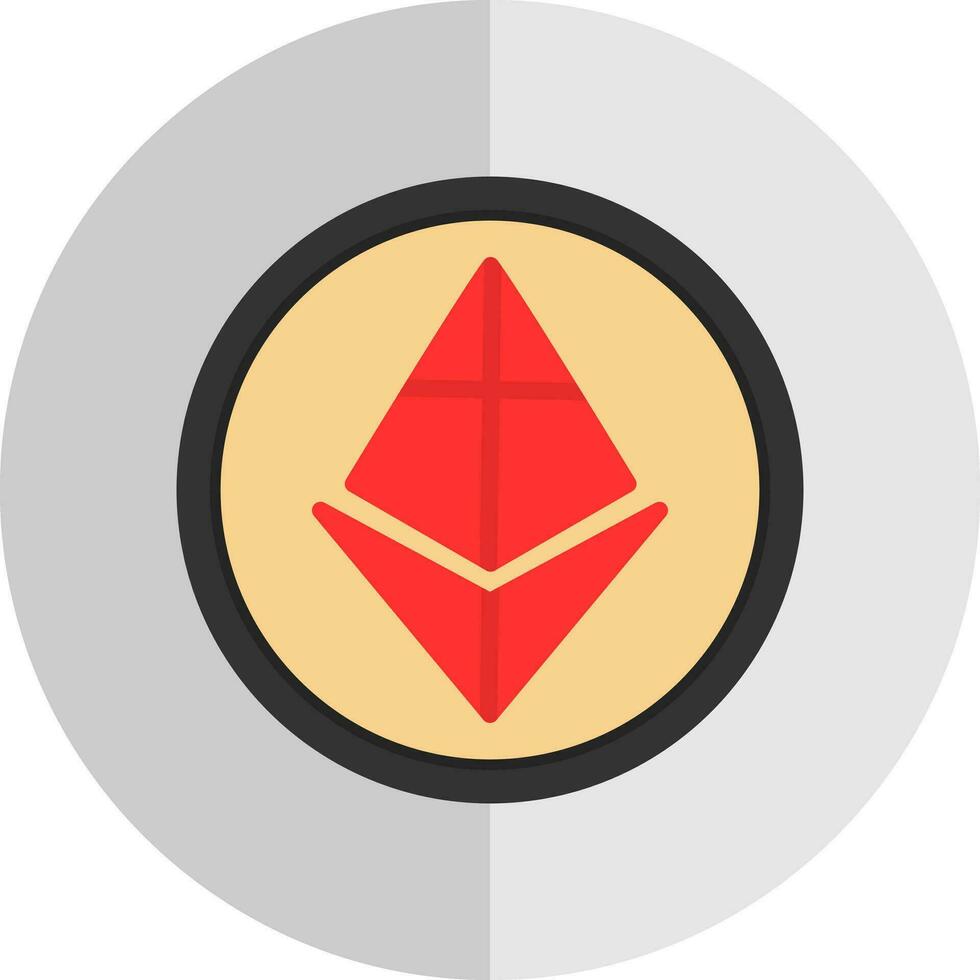 Ethereum vettore icona design