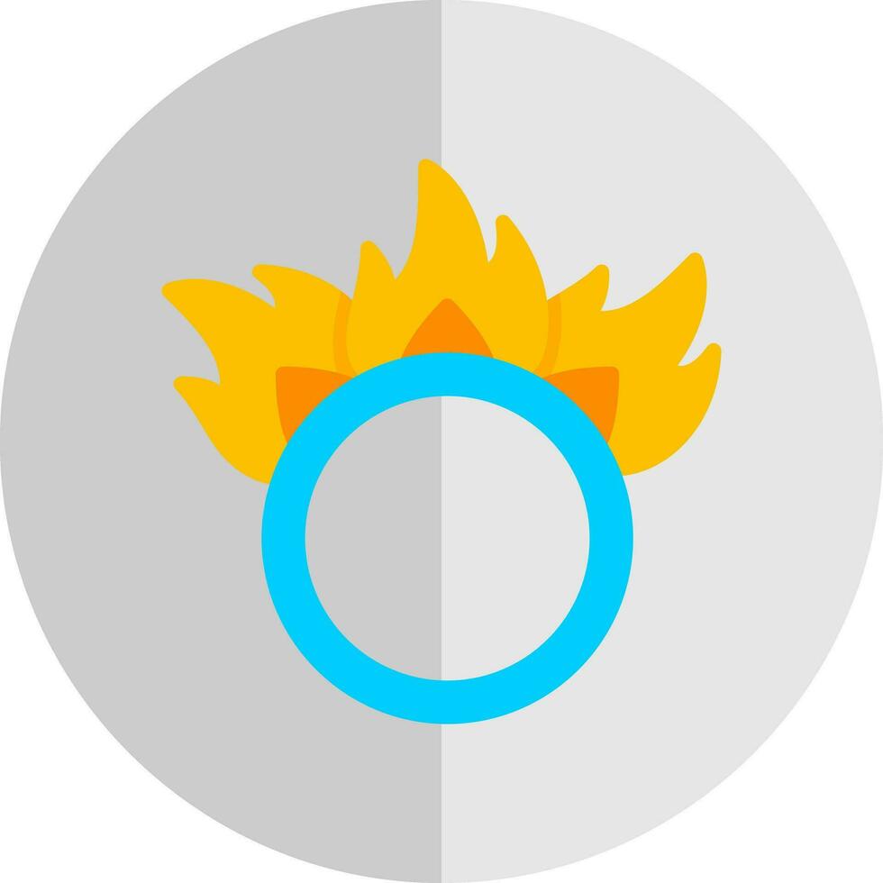 squillare di fuoco vettore icona design