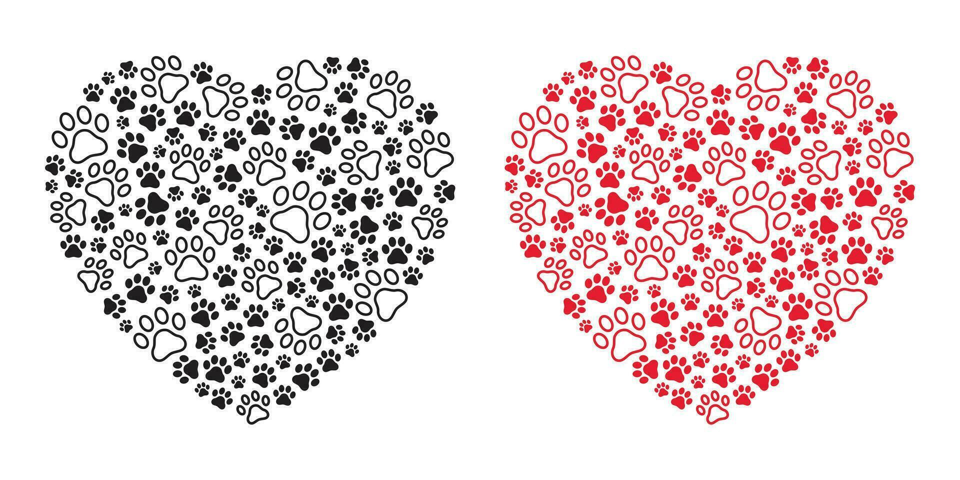 cane zampa vettore cuore San Valentino icona logo simbolo francese bulldog cartone animato illustrazione semplice grafico clip arte