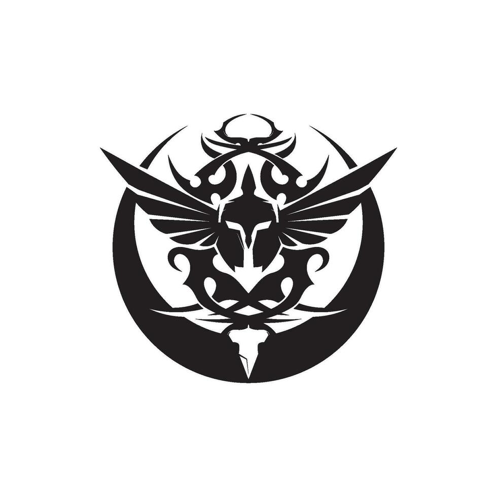 tribale logo icona design e vettore design cultura