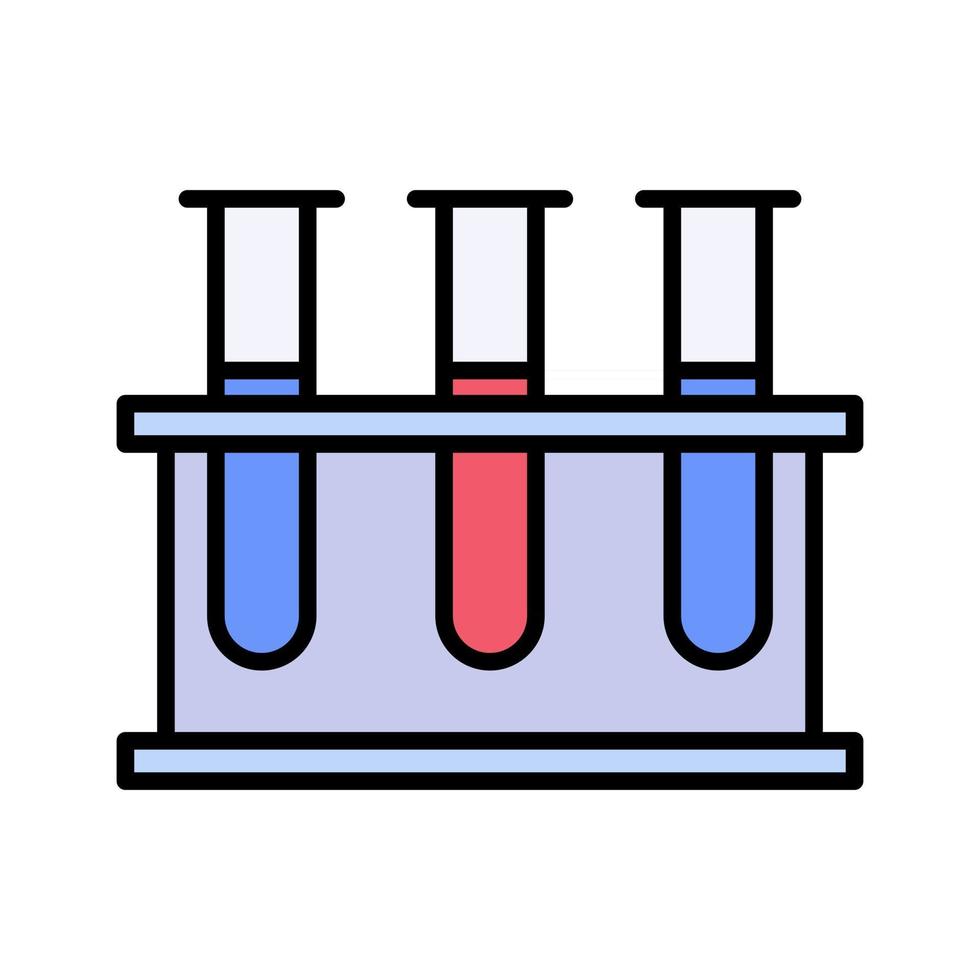 icona di provette vettore