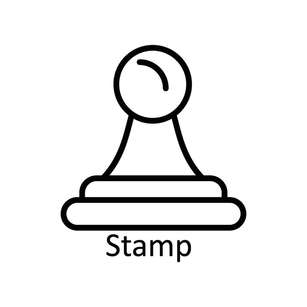 francobollo vettore schema icona design illustrazione. formazione scolastica simbolo su bianca sfondo eps 10 file
