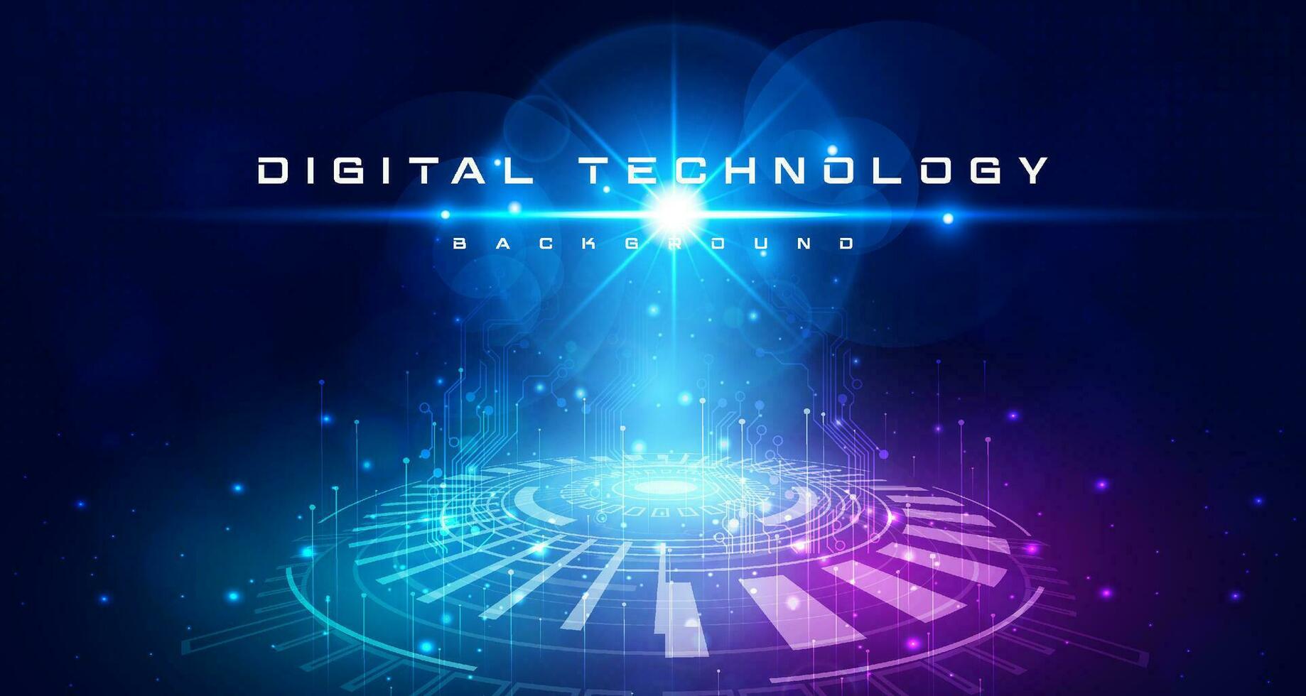 digitale tecnologia velocità Internet Rete connessione blu viola sfondo, informatica informazione, astratto dati Collegare comunicazione, innovazione metaverso futuristico tecnologia, ai grande dati, illustrazione 3d vettore