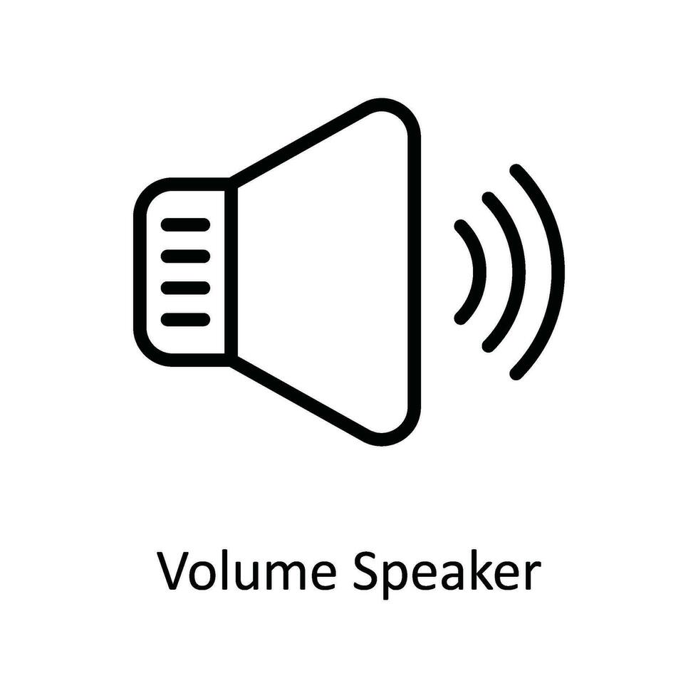 volume altoparlante vettore schema icona design illustrazione. Rete e comunicazione simbolo su bianca sfondo eps 10 file