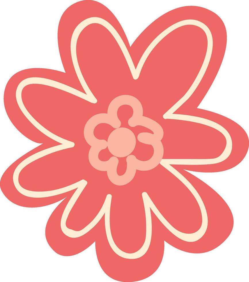 luminosa rosa fiori clipart vettore