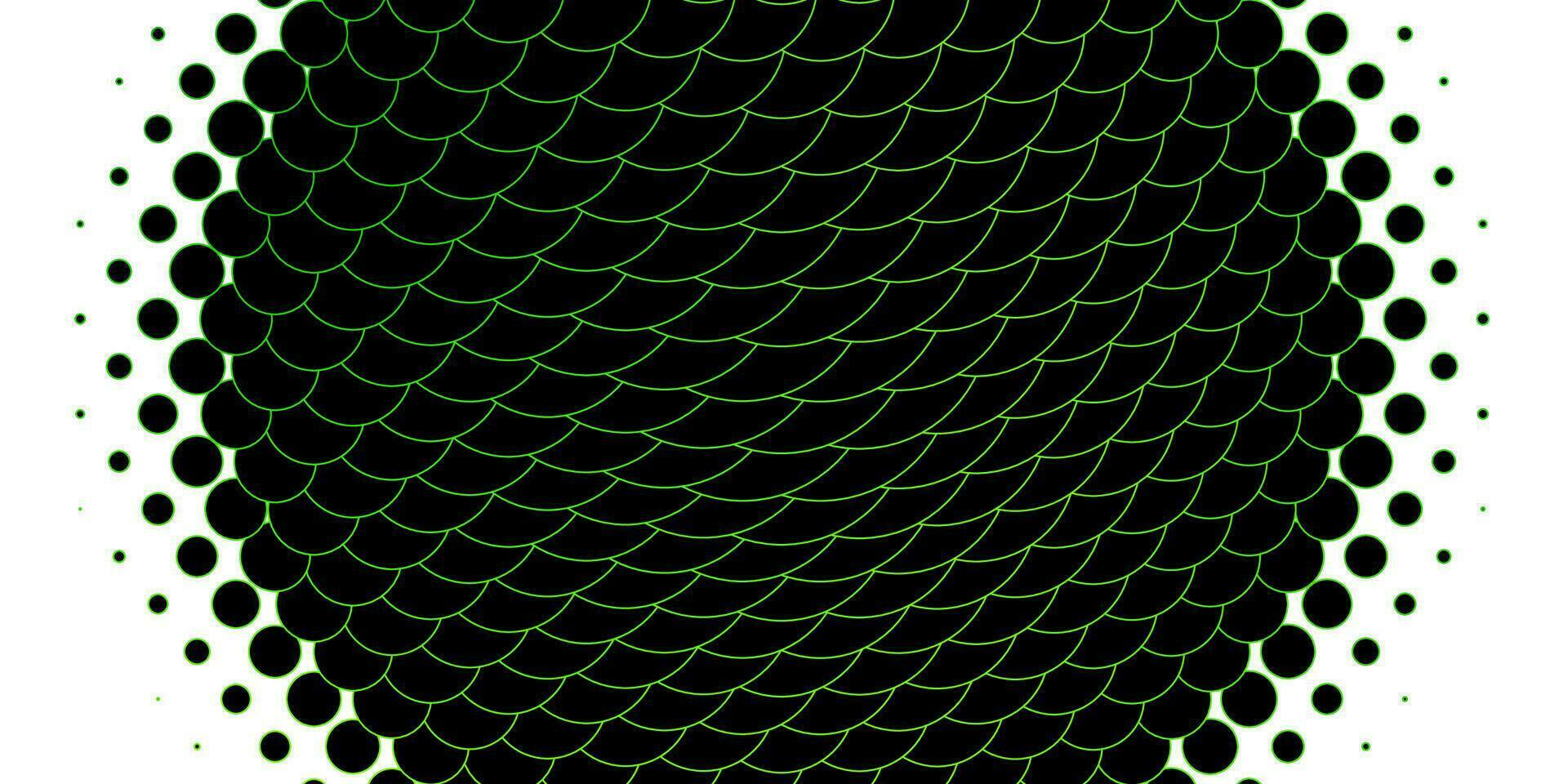 modello vettoriale verde chiaro con sfere.
