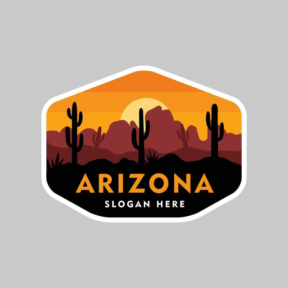 Arizona distintivo logo vettore