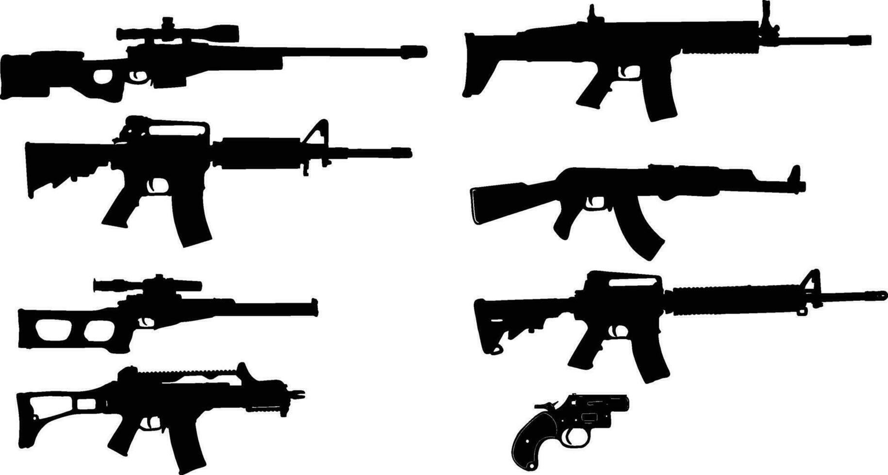 arma impostato vettore icona illustrazioni