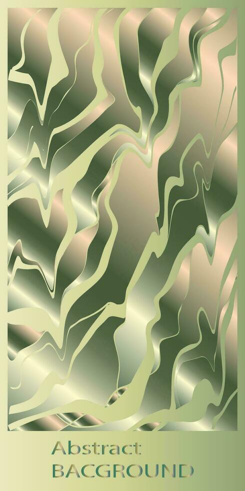 di moda verde oliva vettore astratto geometrico curvo Linee sfondo. colore pendenza bandiera modello. eps10 vettore