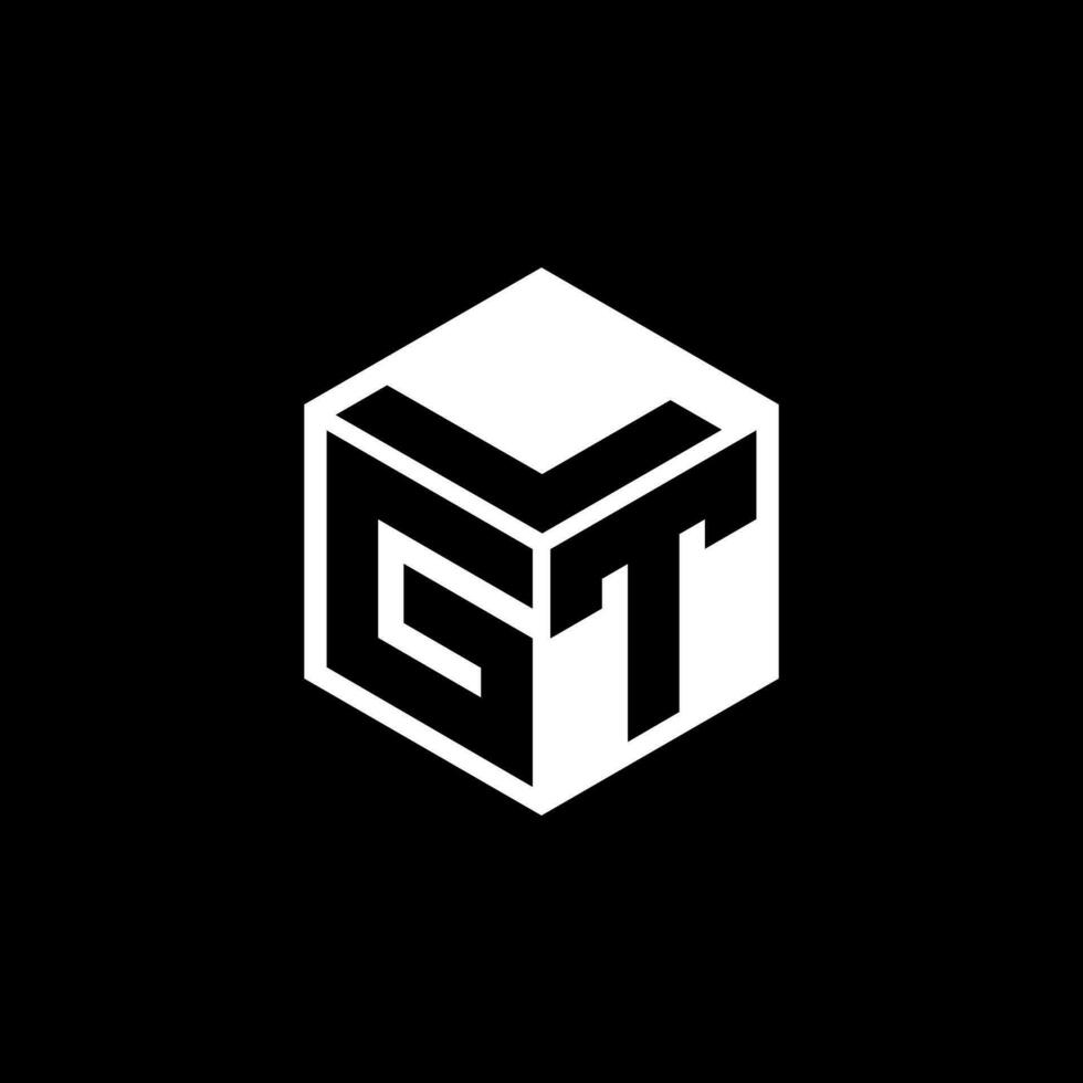 gtl lettera logo design nel illustrazione. vettore logo, calligrafia disegni per logo, manifesto, invito, eccetera.