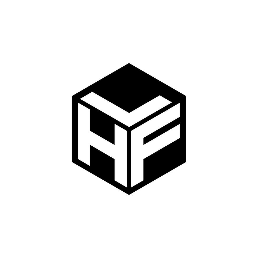 hfl lettera logo design nel illustrazione. vettore logo, calligrafia disegni per logo, manifesto, invito, eccetera.