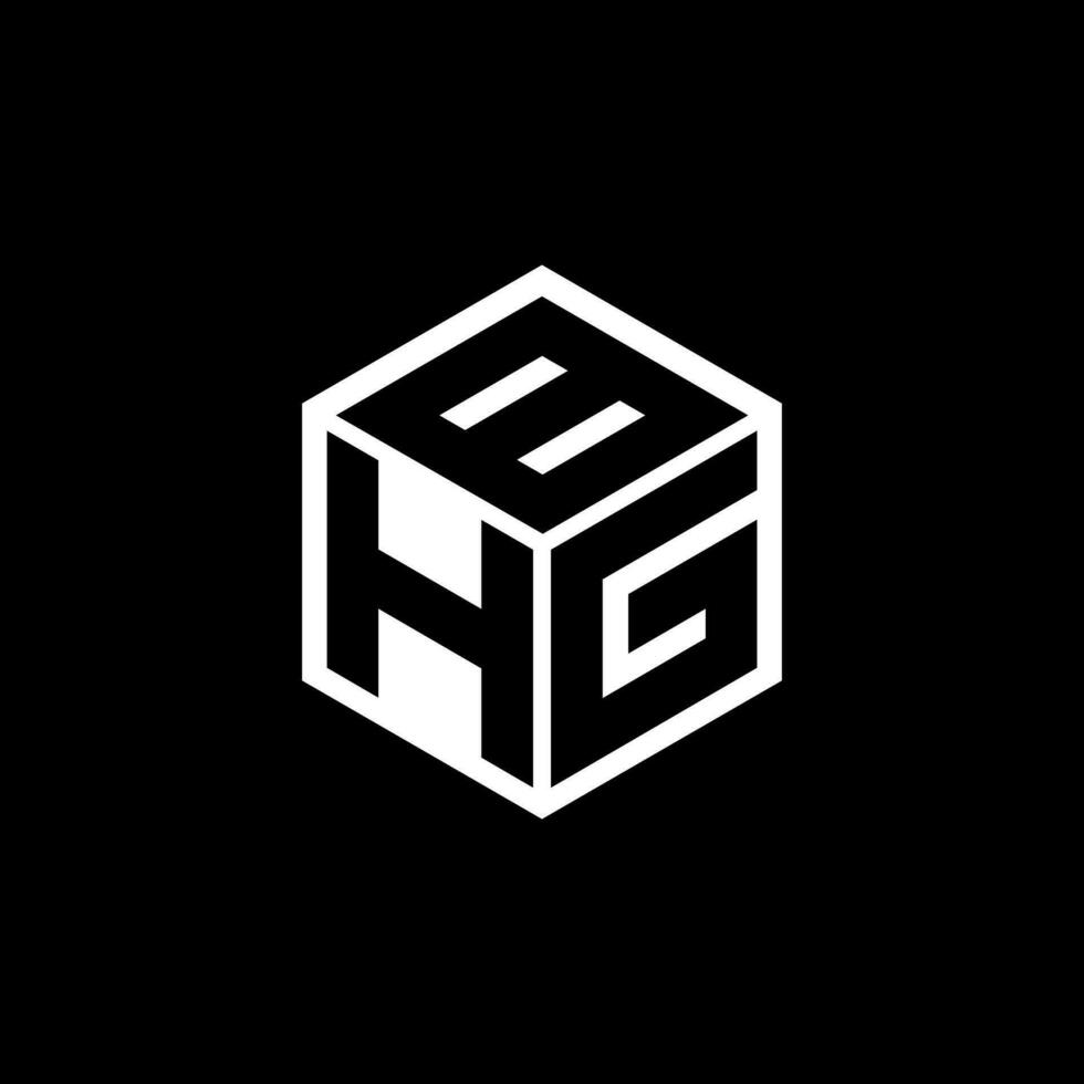 hgb lettera logo design nel illustrazione. vettore logo, calligrafia disegni per logo, manifesto, invito, eccetera.