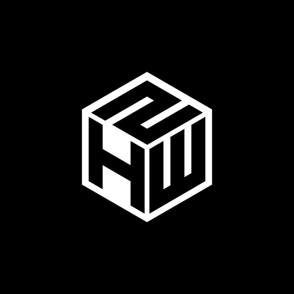 hwz lettera logo design nel illustrazione. vettore logo, calligrafia disegni per logo, manifesto, invito, eccetera.