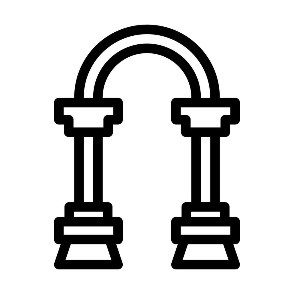 arco vettore di spessore linea icona per personale e commerciale uso.