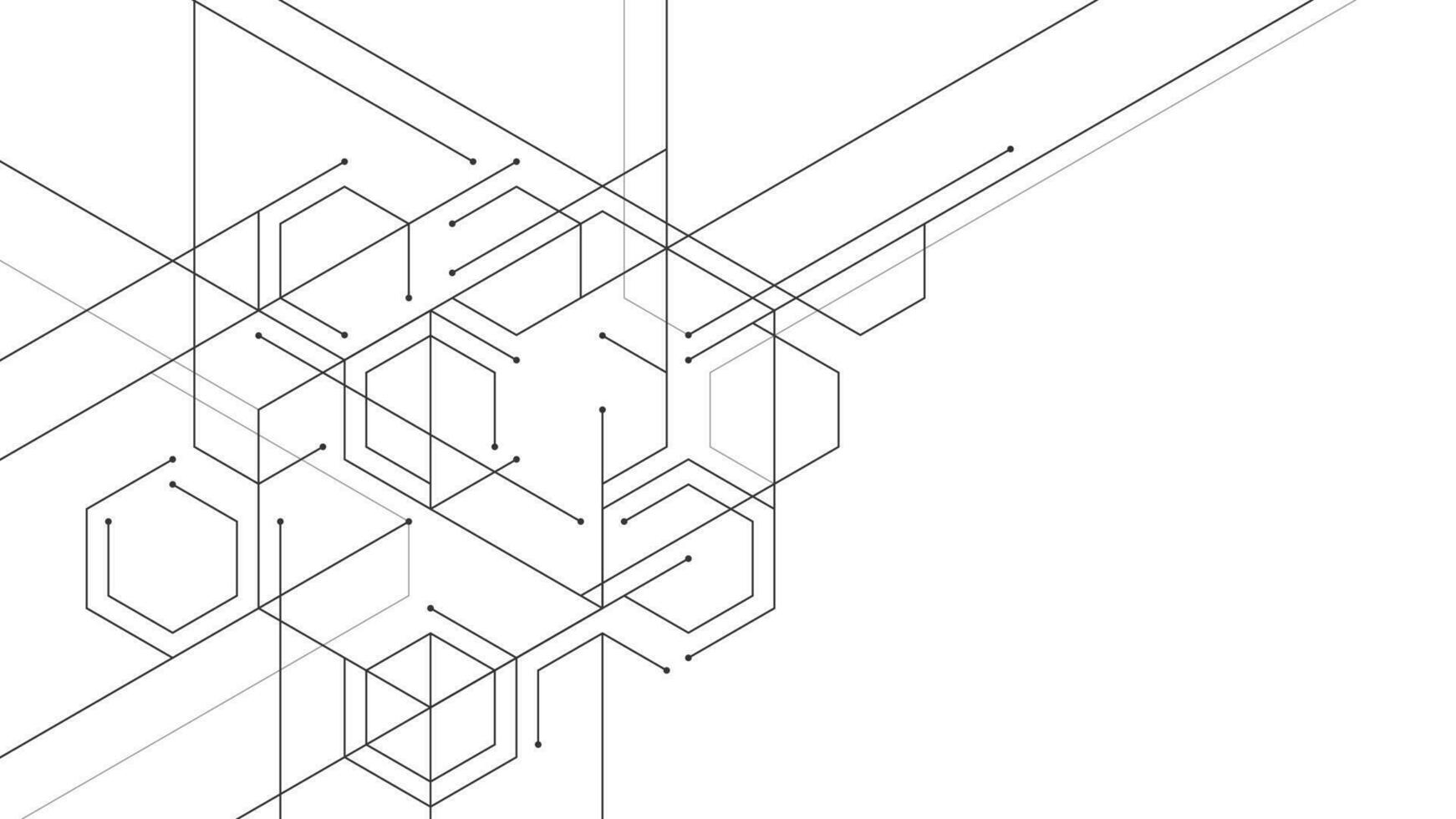 astratto sfondo consistente di impostato di esagonale cellule. moderno innovazione comunicazione tecnologia attività commerciale sfondo. sfondo illustrazione vettore. vettore