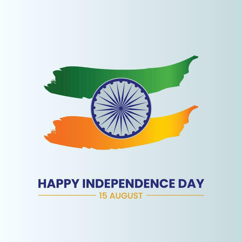 15 agosto India indipendenza giorno concetto vettore